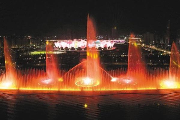 奥体灞河景区光影水秀演出时间2023