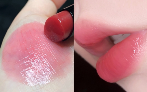 芭比波朗2020限量粉管润唇膏BareRaspberry口红试色，从里粉到外！